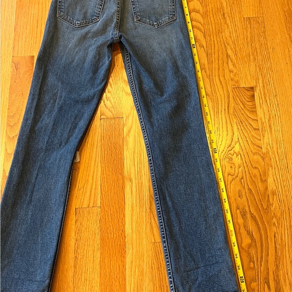 👖GRLFRND* REED High Rise Stretch Jeans SIZE 24 Sandblast blue Made in USA - Picture 12 of 15